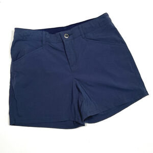 Patagonia Womans Shorts Size 4 Blue Outdoors
